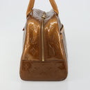 LOUIS VUITTON Monogram Vernis Tompkins Square Bag Bronze M91103 LV Auth 180705-3