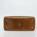 LOUIS VUITTON Monogram Vernis Tompkins Square Bag Bronze M91103 LV Auth 180705-5