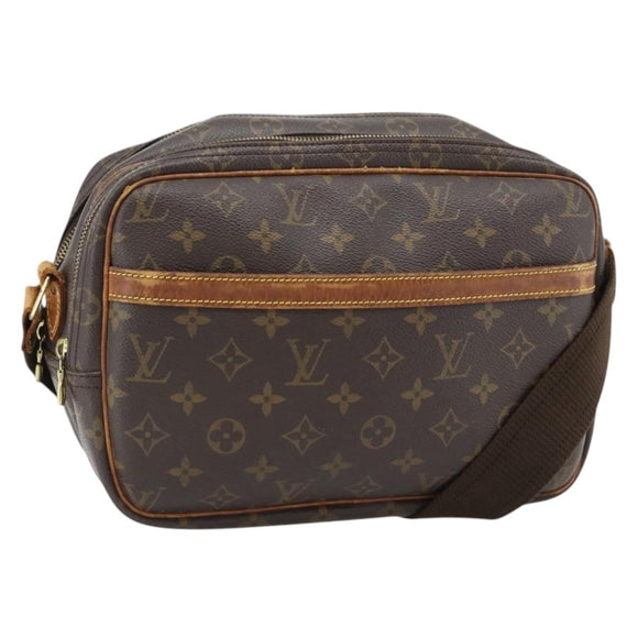 LOUIS VUITTON Monogram Reporter PM Umhängetasche M45254 LV Auth 180708