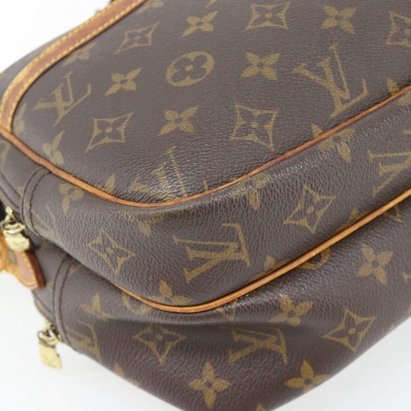 LOUIS VUITTON Monogram Reporter PM Umhängetasche M45254 LV Auth 180708
