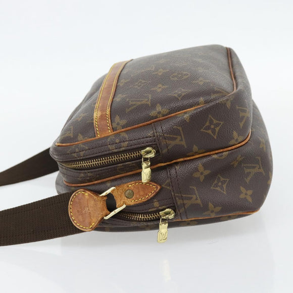 LOUIS VUITTON Monogram Reporter PM Umhängetasche M45254 LV Auth 180708