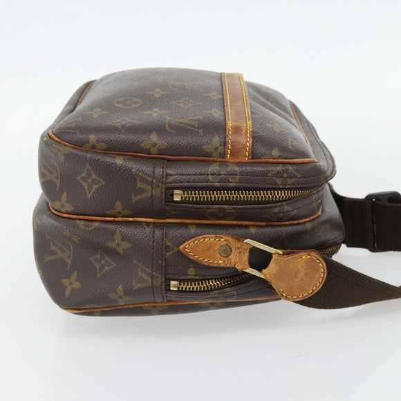 LOUIS VUITTON Monogram Reporter PM Umhängetasche M45254 LV Auth 180708