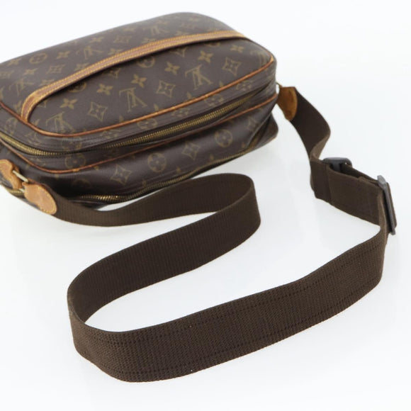 LOUIS VUITTON Monogram Reporter PM Umhängetasche M45254 LV Auth 180708