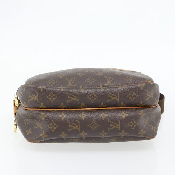 LOUIS VUITTON Monogram Reporter PM Umhängetasche M45254 LV Auth 180708