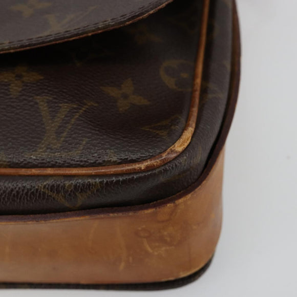 LOUIS VUITTON Monogram Cartouchiere GM Shoulder Bag M51252 LV Auth 180709