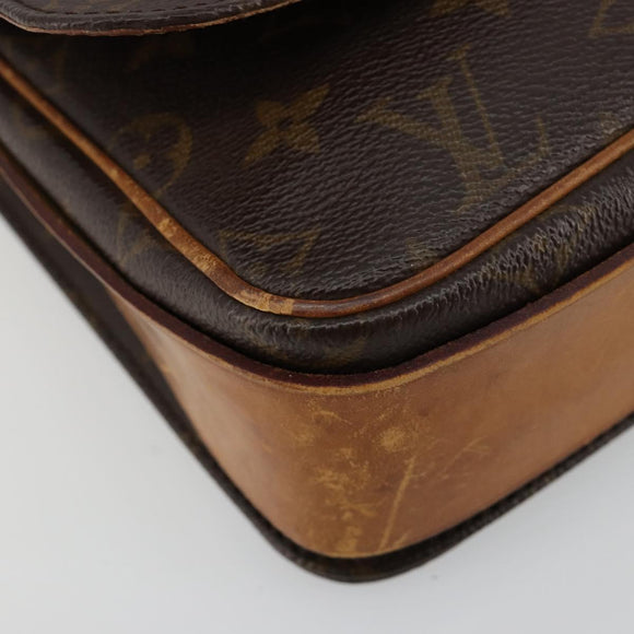 LOUIS VUITTON Monogram Cartouchiere GM Shoulder Bag M51252 LV Auth 180709