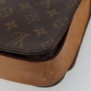 LOUIS VUITTON Monogram Cartouchiere GM Shoulder Bag M51252 LV Auth 180709-12