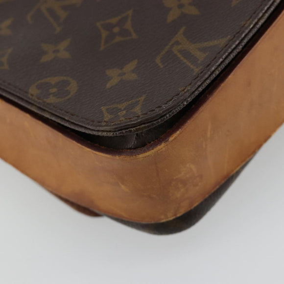 LOUIS VUITTON Monogram Cartouchiere GM Shoulder Bag M51252 LV Auth 180709
