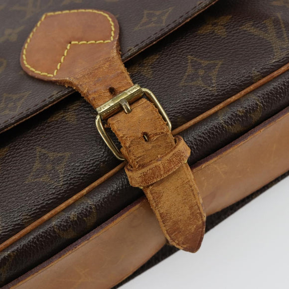 LOUIS VUITTON Monogram Cartouchiere GM Shoulder Bag M51252 LV Auth 180709