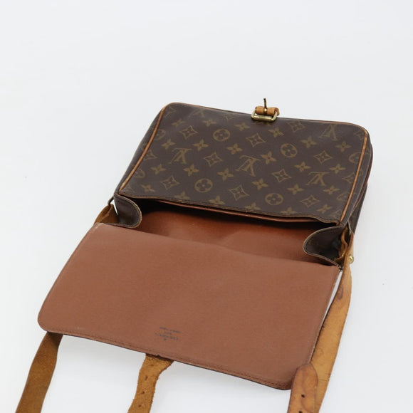 LOUIS VUITTON Monogram Cartouchiere GM Shoulder Bag M51252 LV Auth 180709