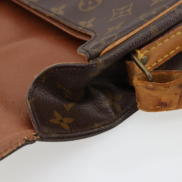 LOUIS VUITTON Monogram Cartouchiere GM Shoulder Bag M51252 LV Auth 180709