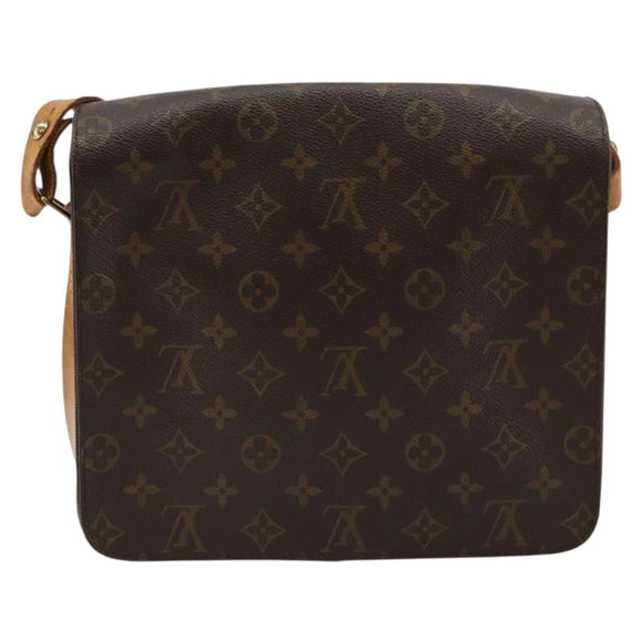 LOUIS VUITTON Monogram Cartouchiere GM Shoulder Bag M51252 LV Auth 180709