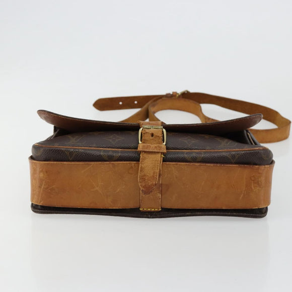 LOUIS VUITTON Monogram Cartouchiere GM Shoulder Bag M51252 LV Auth 180709