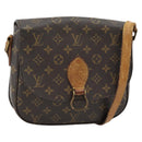LOUIS VUITTON Monogram Saint Cloud GM Umhängetasche M51242 LV Auth 180712-1