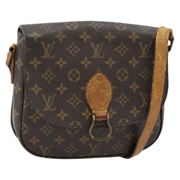 LOUIS VUITTON Monogram Saint Cloud GM Umhängetasche M51242 LV Auth 180712