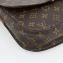 LOUIS VUITTON Monogram Saint Cloud GM Umhängetasche M51242 LV Auth 180712-16
