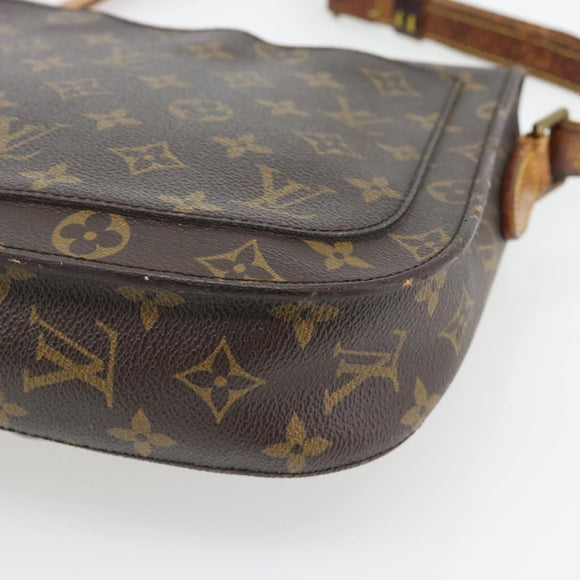 LOUIS VUITTON Monogram Saint Cloud GM Umhängetasche M51242 LV Auth 180712
