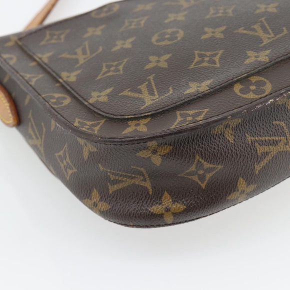 LOUIS VUITTON Monogram Saint Cloud GM Umhängetasche M51242 LV Auth 180712