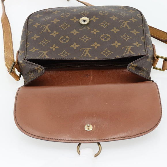 LOUIS VUITTON Monogram Saint Cloud GM Umhängetasche M51242 LV Auth 180712