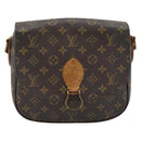 LOUIS VUITTON Monogram Saint Cloud GM Umhängetasche M51242 LV Auth 180712-13