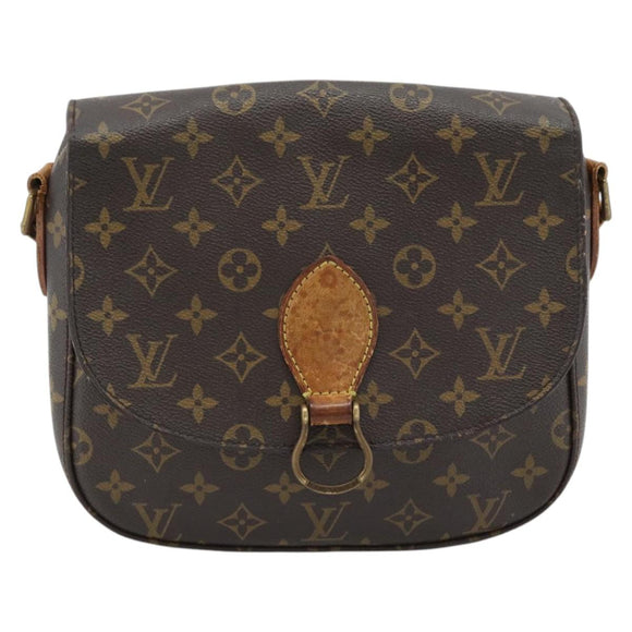 LOUIS VUITTON Monogram Saint Cloud GM Umhängetasche M51242 LV Auth 180712