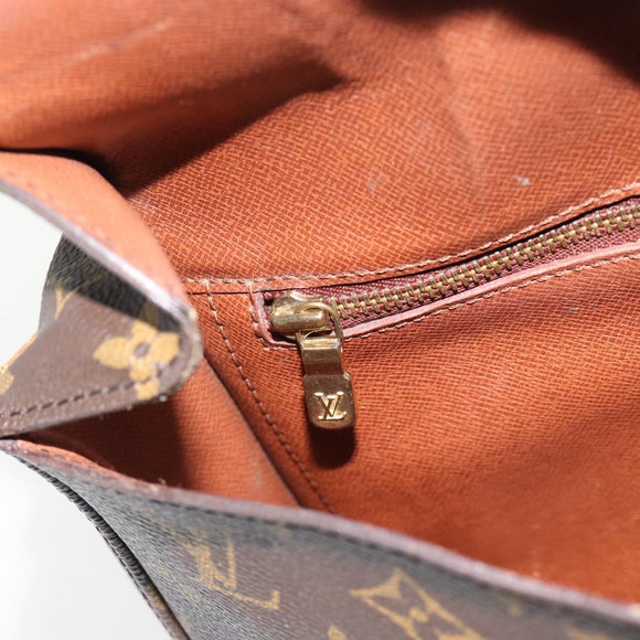 LOUIS VUITTON Monogram Saint Cloud GM Umhängetasche M51242 LV Auth 180712