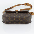LOUIS VUITTON Monogram Saint Cloud GM Umhängetasche M51242 LV Auth 180712-5
