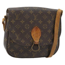 LOUIS VUITTON Monogram Saint Cloud GM Umhängetasche M51242 LV Auth 180713-1