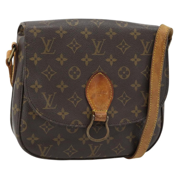 LOUIS VUITTON Monogram Saint Cloud GM Umhängetasche M51242 LV Auth 180713