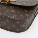 LOUIS VUITTON Monogram Saint Cloud GM Umhängetasche M51242 LV Auth 180713-15
