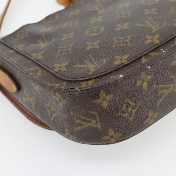 LOUIS VUITTON Monogram Saint Cloud GM Umhängetasche M51242 LV Auth 180713