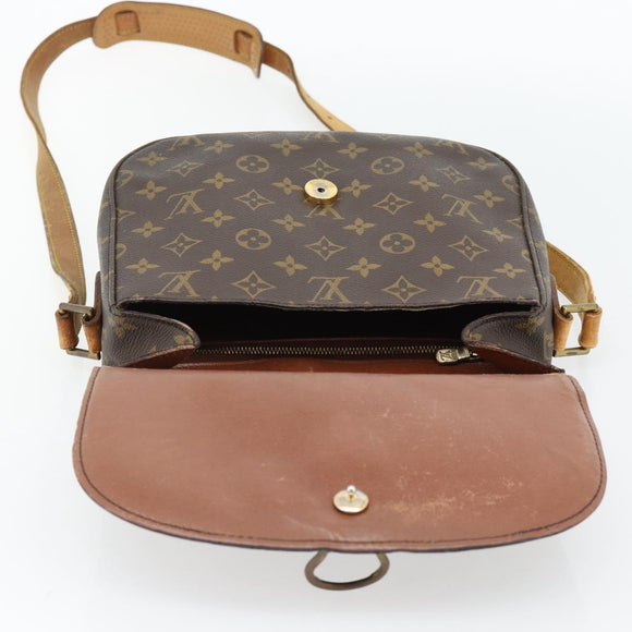 LOUIS VUITTON Monogram Saint Cloud GM Umhängetasche M51242 LV Auth 180713