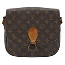 LOUIS VUITTON Monogram Saint Cloud GM Umhängetasche M51242 LV Auth 180713-13