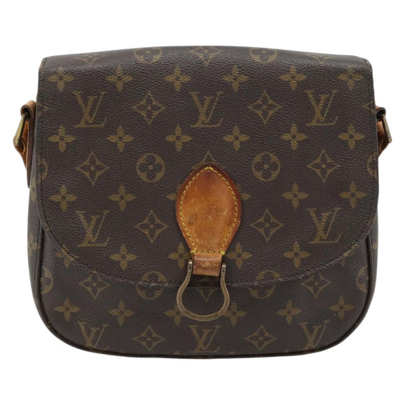 LOUIS VUITTON Monogram Saint Cloud GM Umhängetasche M51242 LV Auth 180713