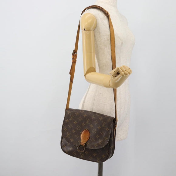 LOUIS VUITTON Monogram Saint Cloud GM Umhängetasche M51242 LV Auth 180713