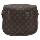 LOUIS VUITTON Monogram Saint Cloud GM Umhängetasche M51242 LV Auth 180713-2