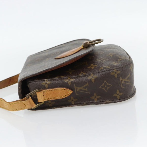 LOUIS VUITTON Monogram Saint Cloud GM Umhängetasche M51242 LV Auth 180713
