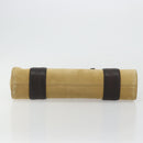 LOEWE Anagram Hand Bag Suede Beige Gold Auth 180719A-5