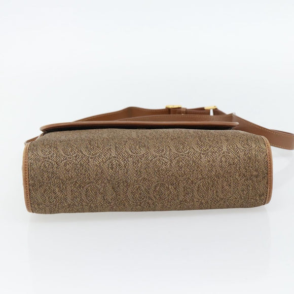 GUCCI Shoulder Bag Canvas Beige Gold 001 46 0712 Auth 180722
