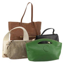GUCCI Givenchy Etro Miu Miu Lanvin Bag Leather Nylon 5 Set White Auth 180724-1