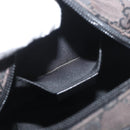 GUCCI GG Canvas Shoulder Bag Black Silver 018 1619 Auth 180727-20