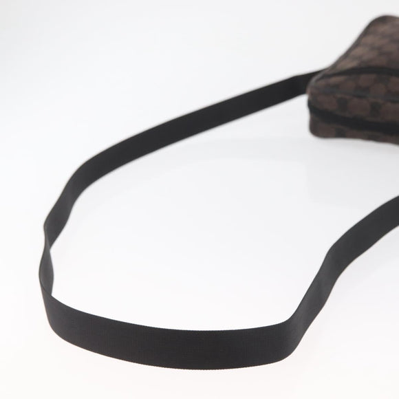 GUCCI GG Canvas Shoulder Bag Black Silver 018 1619 Auth 180727