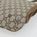 GUCCI GG Plus Supreme Shoulder Bag PVC Beige Gold Auth 180728-15
