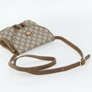 GUCCI GG Plus Supreme Shoulder Bag PVC Beige Gold Auth 180728-7