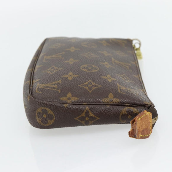 LOUIS VUITTON Monogram Pochette Accessoires Pouch M51980 LV Auth 180733