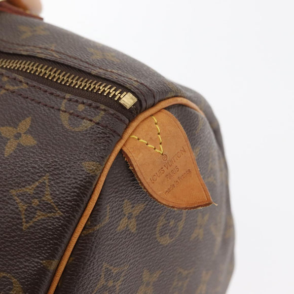 LOUIS VUITTON Monogram Speedy 35 Handtas M41524 LV Auth 180734A