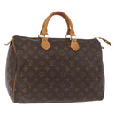 LOUIS VUITTON Monogram Speedy 35 Handtas M41524 LV Auth 180734A-1