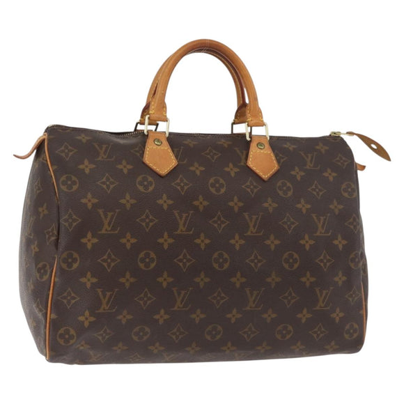 LOUIS VUITTON Monogram Speedy 35 Handtas M41524 LV Auth 180734A