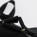 PRADA Backpack Nylon Black Silver Auth 180736A-10