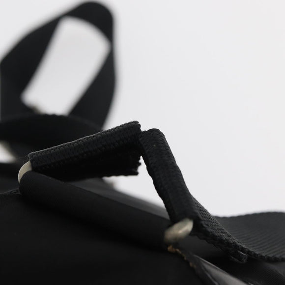 PRADA Backpack Nylon Black Silver Auth 180736A